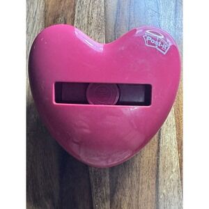 Preowned 3M Post It Pink Heart Shaped Pop Up Note Dispenser  HD330 3x3 Pop Ups‎